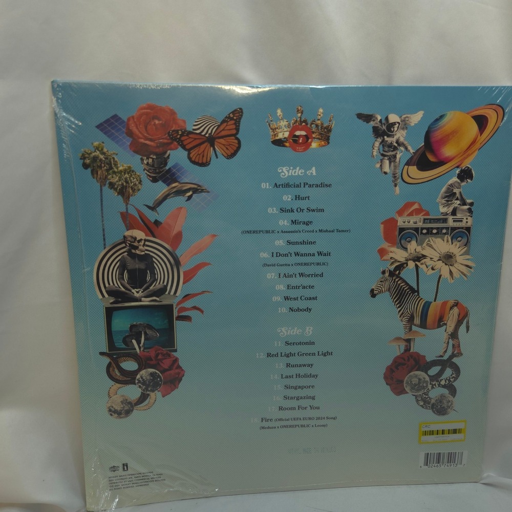 OneRepublic Artificial Paradise Seabreeze Blue Target Exclusive *Dinged Corner* - Picture 2 of 6